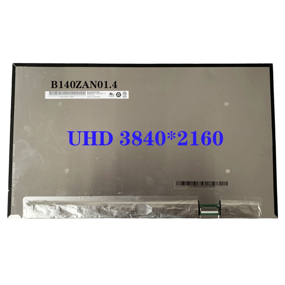Dell Laitude 7410 LED ÷ г, Ʈ LCD ȭ, B140ZAN01.4 UHD 4K, 3840X2160 IPS EDP, 40 , 14 ġ